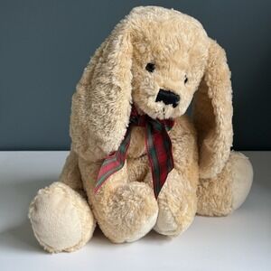Vintage Gund Tan‎ Puppy Dog Floppy Stuffed Animal Long Ears Toy Plush 42476 T65